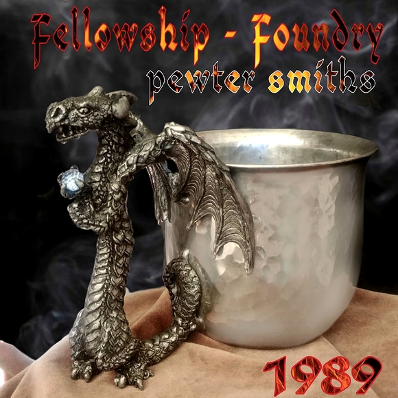 Vintage pewter stein